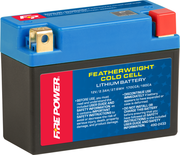 FIRE POWER - FEATHERWEIGHT LITHIUM BATTERY 170 CCA 12V/27.6WH - Image 1