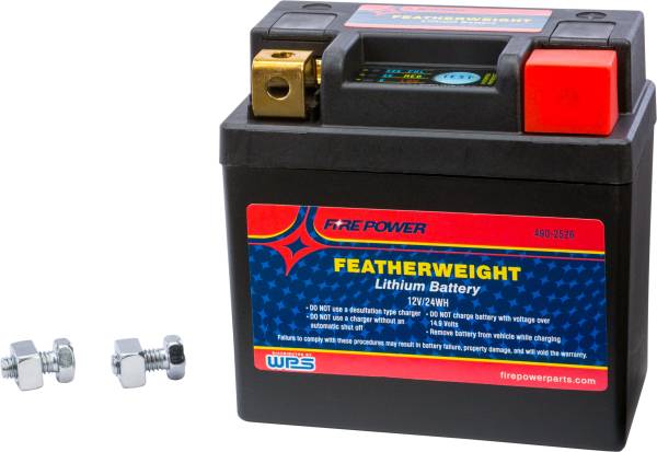 FIRE POWER - FEATHERWEIGHT LITHIUM BATTERY 140CCA HJ04L-FP-IL 12V/24WH - Image 1