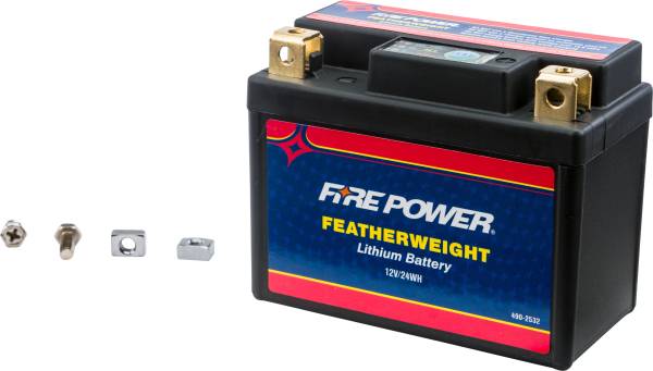 FIRE POWER - FEATHERWEIGHT LITHIUM BATTERY 130 CCA LFP03-FP-IL 12V/24WH - Image 1