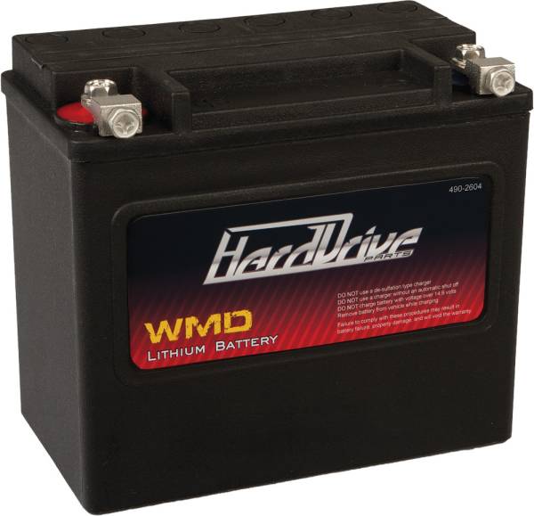 HARDDRIVE - WMD LITHIUM BATTERY 400 CCA HJVT-4-FP - Image 1