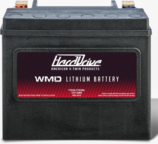 HARDDRIVE - WMD LITHIUM BATTERY 500 CCA HJVT-1-FPP 12V/120WH - Image 1