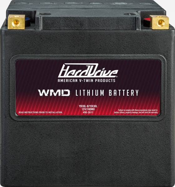 HARDDRIVE - WMD LITHIUM BATTERY 675 CCA HJVT-2-FPP 12V/180WH - Image 1