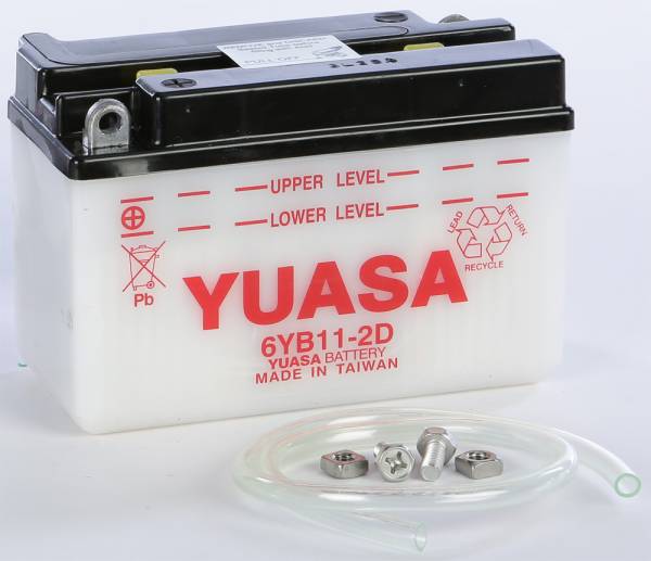 YUASA - BATTERY 6YB11-2D CONVENTIONAL - Image 1