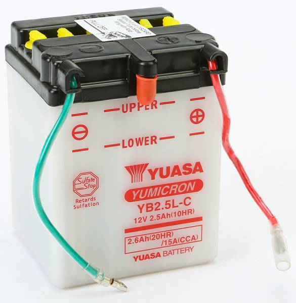 YUASA - YUASA YB2.5L-C CONVENTIONAL - Image 1