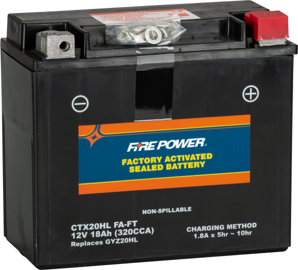 FIRE POWER - BATTERY CTX20HL (FA) FT SEALED FACTORY ACTIVATED - Image 1