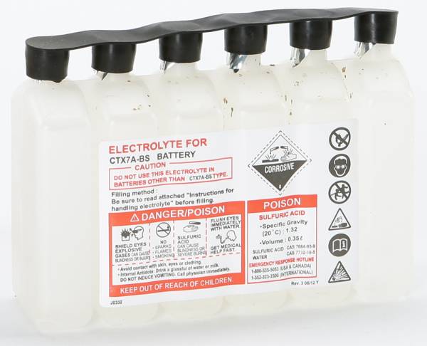 WPS - SEALED BATTERY ELECTROLYTE PACK 380CC - Image 1