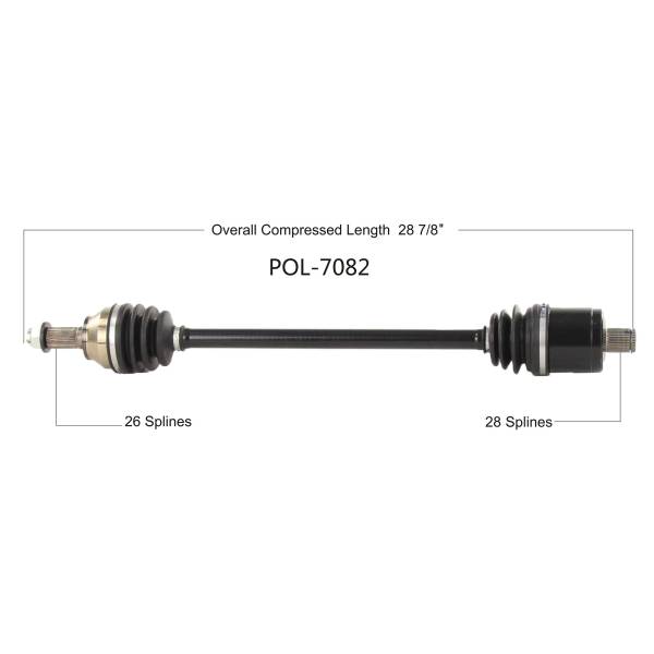 OPEN TRAIL - OE 2.0 AXLE REAR POL - Image 1