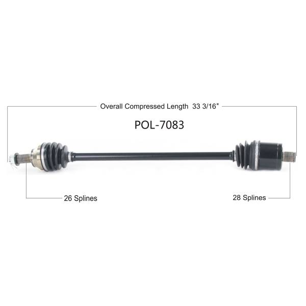 OPEN TRAIL - OE 2.0 AXLE REAR POL - Image 1