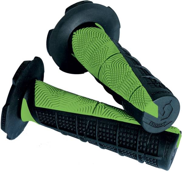 SCOTT - DEUCE MX GRIPS (BLACK/GREEN) - Image 1