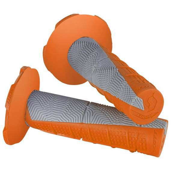 SCOTT - DEUCE MX GRIPS (GREY/ORANGE) - Image 1