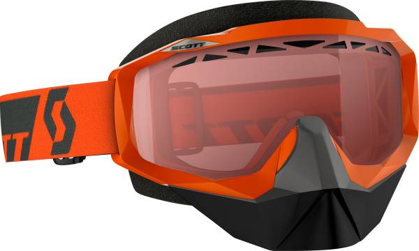 SCOTT - HUSTLE SNOCROSS GOGGLE ORANGE W/AMP ROSE LENS - Image 1