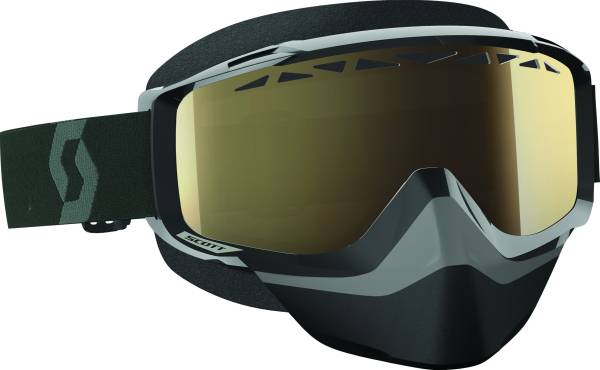 SCOTT - S/S 51-1452 GOGGLE SPLIT OTG SNO-X BLK/WHT L/S BRNZ CHROME - Image 1