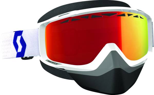 SCOTT - GOGGLE SPLIT OTG SNO-X WHT/ RED AMP RED CHROME LENS - Image 1