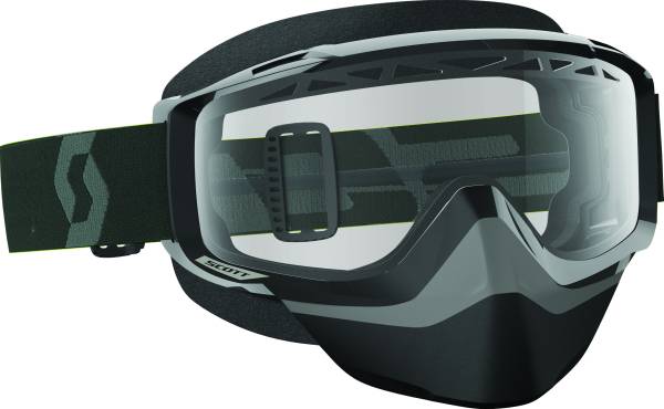 SCOTT - S/S 51-1451 GOGGLE SPLIT OTG SNO-X B LK/WHT CLEAR LENS - Image 1