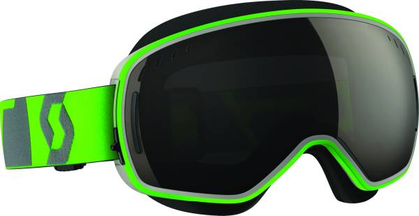 SCOTT - LCG SNO-X GOGGLE W/MASK GREEN SOLAR/BLACK CHROME - Image 1