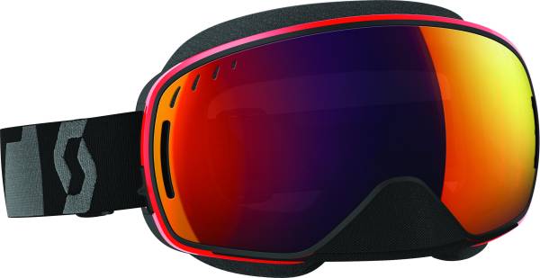 SCOTT - LCG SNO-X GOGGLE BLACK/RED W/ILLUMINATOR BLUE LENSES - Image 1