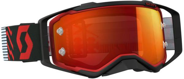 SCOTT - PROSPECT GOGGLE RED/BLACK W/ORANGE CHROME LENS - Image 1