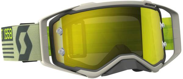 SCOTT - PROSPECT GOGGLE GREY/BEIGE W/YELLOW CHROME LENS - Image 1