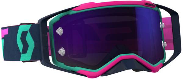 SCOTT - PROSPECT GOGGLE TEAL/PINK W/PURPLE CHROME LENS - Image 1