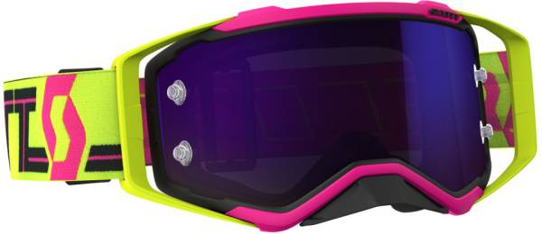 SCOTT - PROSPECT GOGGLE PINK/YELLOW W/PURPLE CHROME LENS - Image 1