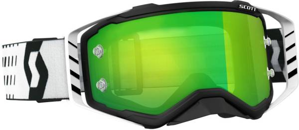 SCOTT - PROSPECT GOGGLE BLACK/WHITE W/GREEN CHROME LENS - Image 1