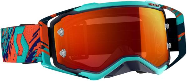 SCOTT - PROSPECT GOGGLE BLUE/ORANGE W/ORANGE CHROME WORKS - Image 1