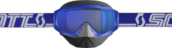 SCOTT - HUSTLE X SNOW GOGGLE BLUE/WHITE W/SKY BLUE LENS - Image 1