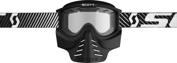 SCOTT - 83X SAFARI MASK BLACK W/CLEAR LENS - Image 1