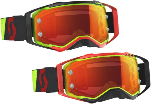 SCOTT - PROSPECT GOGGLE YELLOW/RED W/ORANGE CHROME - Image 1