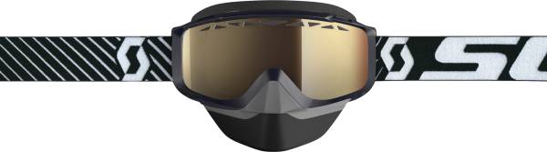 SCOTT - GOGGLE SPLIT OTG SNOW BLACK W/BRONZE CHROME LENS - Image 1