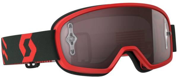 SCOTT - BUZZ PRO GOGGLE RED/BLACK W/SILVER CHROME LENS - Image 1