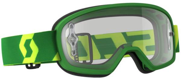 SCOTT - BUZZ PRO GOGGLE GREEN/YELLOW W/CLEAR WORKS LENS - Image 1