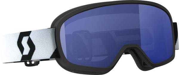 SCOTT - GOGGLE BUZZ PRO SNOW BLACK/WHITE W/SKY BLUE LENS - Image 1