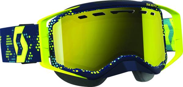 SCOTT - GOGGLE PROSPECT SNOW YLW /BLU AMP YELLOW CHROME LENS - Image 1