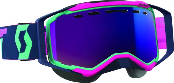 SCOTT - GOGGLE PROSPECT SNOW TEAL/PINK W/TEAL CHROME - Image 1