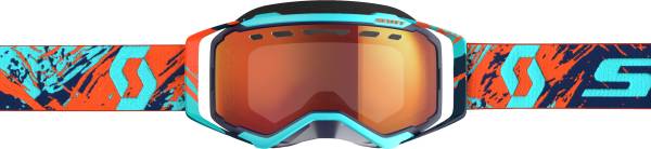 SCOTT - GOGGLE PROSPECT SNOW BLUE/ORANGE W/RED CHROME - Image 1