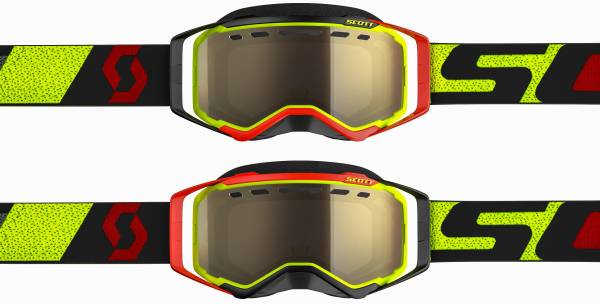 SCOTT - GOGGLE PROSPECT SNOW YLW/RED LIGHT SENSATIVE BRONZE CHROME - Image 1