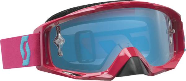 SCOTT - TYRANT GOGGLE RUBINE RED W/ELECTRIC BLUE CHROME LENS - Image 1