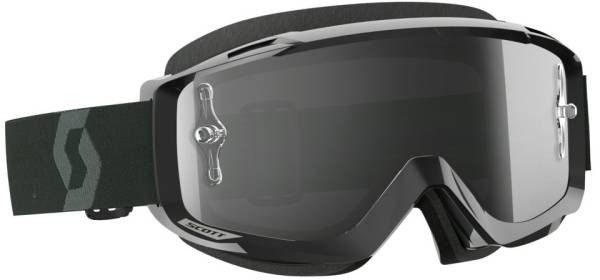 SCOTT - SPLIT OTG GOGGLE BLACK/WHITE W/LIGHT SENSITIVE GREY LENS - Image 1