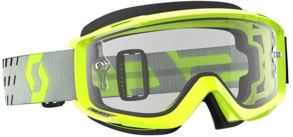 SCOTT - SPLIT OTG GOGGLE YELLOW/GREY W/CLEAR WORKS LENS - Image 1