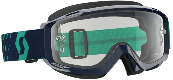 SCOTT - SPLIT OTG GOGGLE BLUE/TEAL W/CLEAR WORKS LENS - Image 1