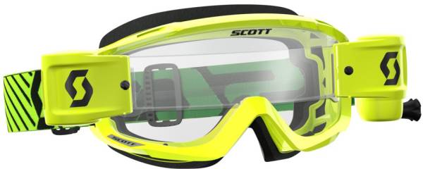 SCOTT - SPLIT OTG WFS GOGGLE GREEN/YELLOW W/CLEAR LENS - Image 1