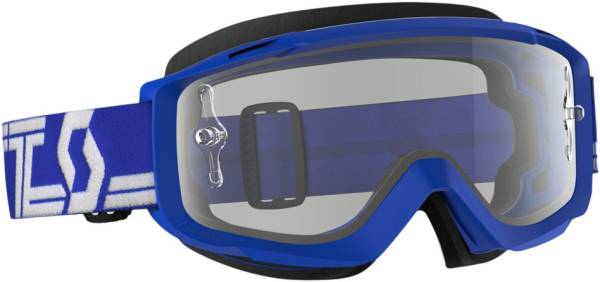 SCOTT - SPLIT OTG GOGGLE BLUE/WHITE W/CLEAR WORKS LENS - Image 1