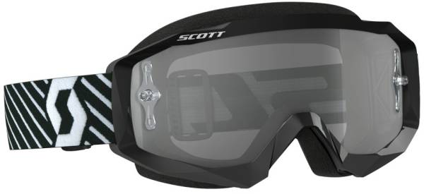 SCOTT - HUSTLE MX SAND/DUST GOGGLE BLACK W/GREY LENS - Image 1