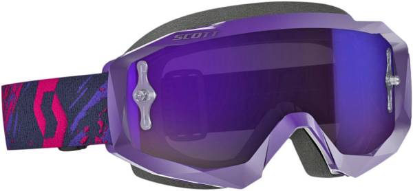 SCOTT - HUSTLE GOGGLE X PURPLE/PINK W/PURPLE CHROME WORKS - Image 1