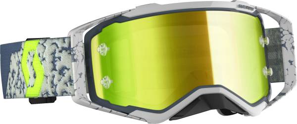 SCOTT - PROSPECT GOGGLE GREY/DARK GREY YELLOW CHROME WORKS - Image 1