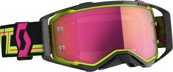 SCOTT - PROSPECT GOGGLE BLACK/YELLOW PINK CHROME WORKS - Image 1