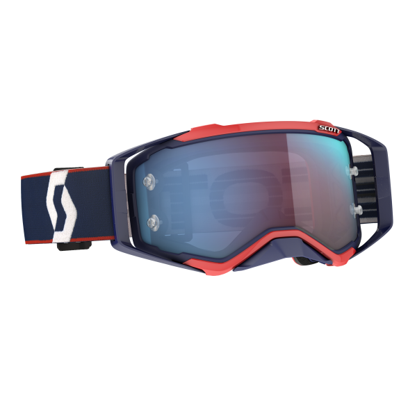 SCOTT - PROSPECT GOGGLE RETRO BLUE/RED BLUE CHROME WORKS LENS - Image 1