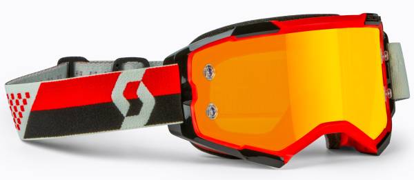 SCOTT - FURY GOGGLE RED/BLACK ORANGE CHROME WORKS - Image 1