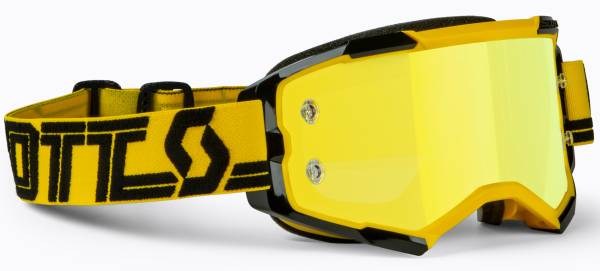 SCOTT - FURY GOGGLE YELLOW/BLACK YELLOW CHROME WORKS - Image 1